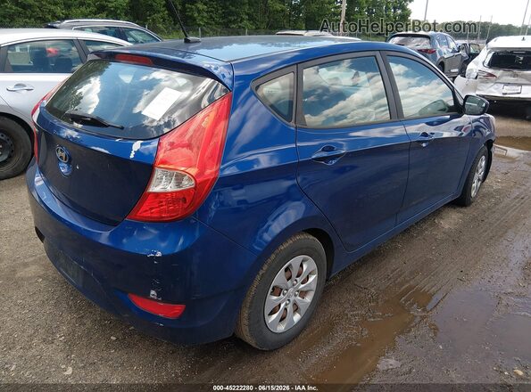 KMHCT5AE8HU316404 2017 HYUNDAI ACCENT Blue 