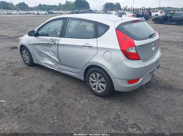 KMHCT5AE8HU338354 2017 HYUNDAI ACCENT Silver Trasero izquierdo