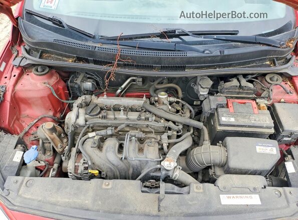 KMHCT5AE9GU266174 2016 HYUNDAI ACCENT Red Вид задньої частини салону