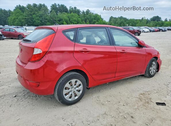 KMHCT5AE9GU266174 2016 HYUNDAI ACCENT Red Задня права чверть