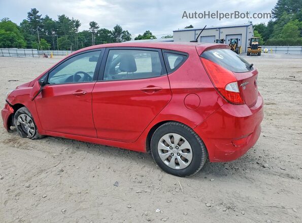 KMHCT5AE9GU266174 2016 HYUNDAI ACCENT Red Задня ліва чверть