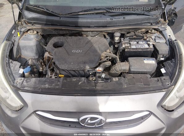 KMHCT5AE9HU301006 2017 HYUNDAI ACCENT Серый Вид сзади