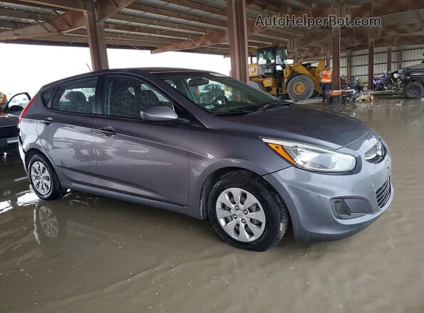 KMHCT5AE9HU316007 2017 HYUNDAI ACCENT Серый Передняя правая четверть