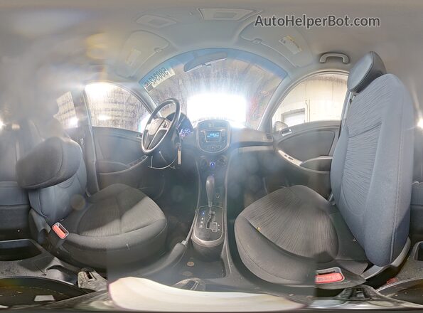 KMHCT5AE9HU343420 2017 HYUNDAI ACCENT Gray Widok naklejki z numerem VIN