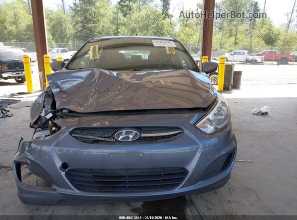 KMHCT5AEXGU255250 2016 HYUNDAI ACCENT Silver წინა პანელის ხედი