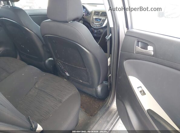 KMHCT5AEXGU255250 2016 HYUNDAI ACCENT Silver VIN კოდის სტიკერის ხედი