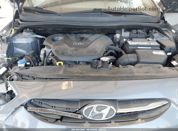 KMHCT5AEXGU255250 2016 HYUNDAI ACCENT Silver უკანა ხედი