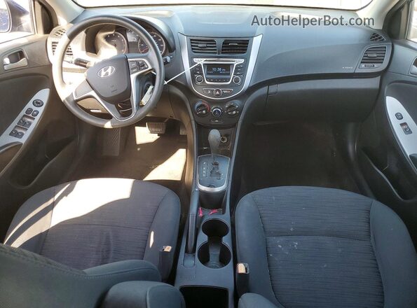 KMHCT5AEXGU274977 2016 HYUNDAI ACCENT Blue 
