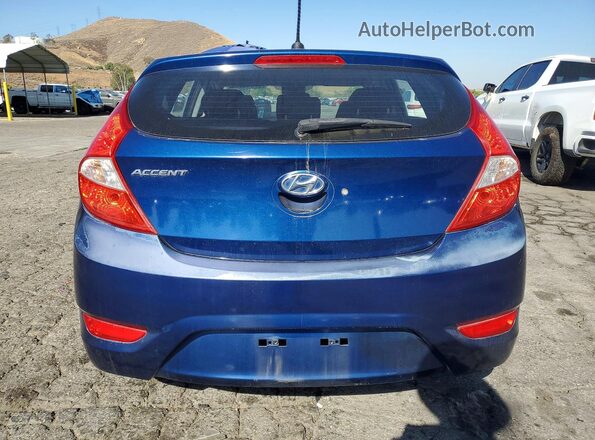 KMHCT5AEXGU274977 2016 HYUNDAI ACCENT Blue 