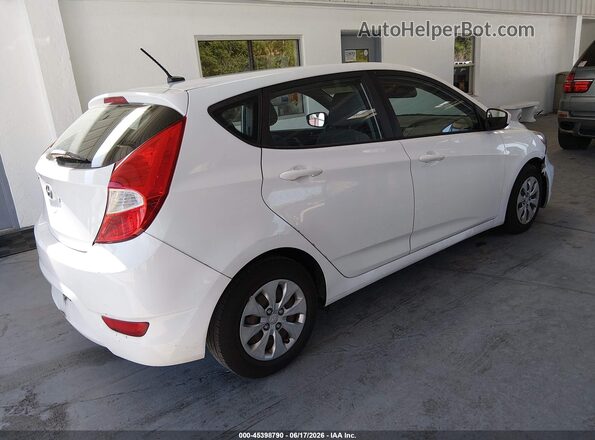 KMHCT5AEXGU278334 2016 HYUNDAI ACCENT White Tył prawy