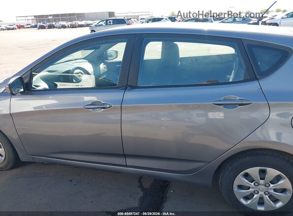KMHCT5AEXHU326089 2017 HYUNDAI ACCENT Gray 