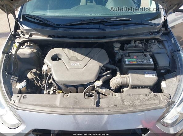 KMHCT5AEXHU326089 2017 HYUNDAI ACCENT Gray Вид ззаду