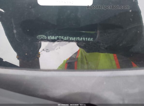 KMHCT5AEXHU343166 2017 HYUNDAI ACCENT Красный Вид панели приборов