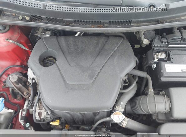 KMHCT5AEXHU343166 2017 HYUNDAI ACCENT Красный Вид сзади