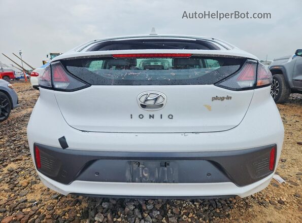 KMHCX5LD9LU214966 2020 HYUNDAI IONIQ White Вид ззаду