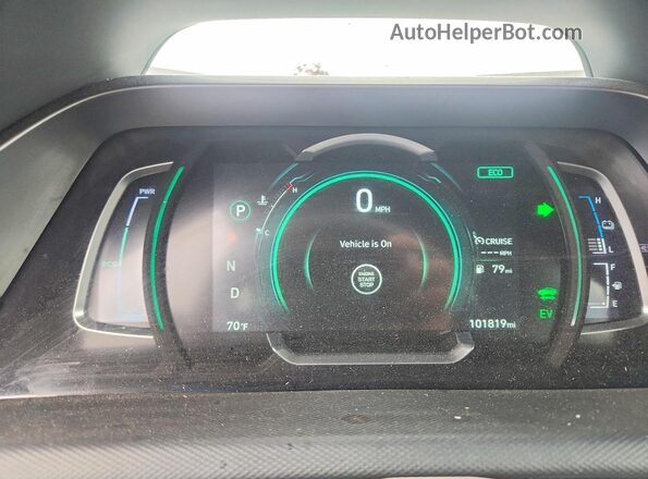 KMHCX5LD9LU214966 2020 HYUNDAI IONIQ White Вид щитка приладів