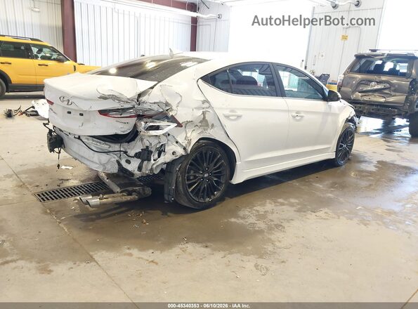 KMHD04LB1HU347777 2017 HYUNDAI ELANTRA Белый Задняя правая четверть