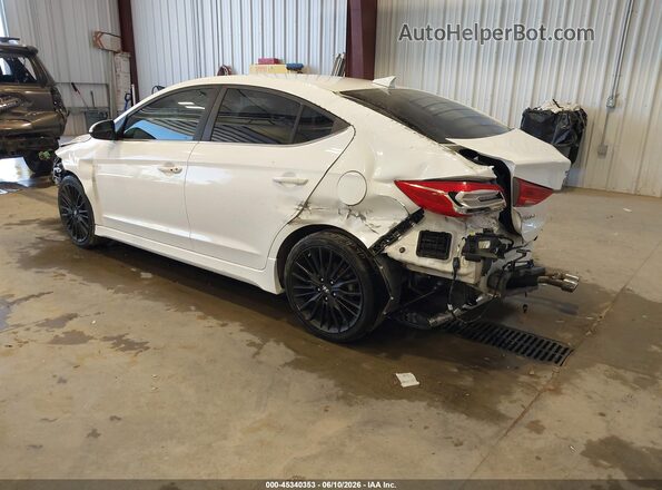 KMHD04LB1HU347777 2017 HYUNDAI ELANTRA Белый Задняя левая четверть