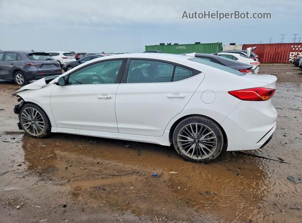 KMHD04LB2HU356262 2017 HYUNDAI ELANTRA White Trasero izquierdo