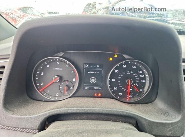 KMHD04LB2HU356262 2017 HYUNDAI ELANTRA White Vista del cuadro de instrumentos