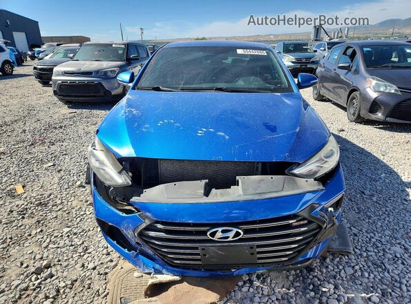 KMHD04LB2JU684996 2018 HYUNDAI ELANTRA Blue 