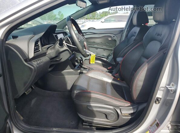 KMHD04LB2LU085101 2020 HYUNDAI ELANTRA Silver წინა სალონის ხედი