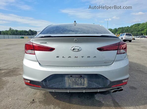 KMHD04LB2LU085101 2020 HYUNDAI ELANTRA Silver უკანა ხედი