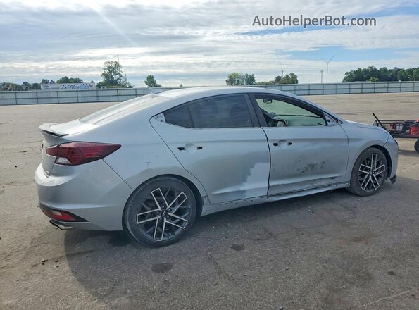 KMHD04LB2LU085101 2020 HYUNDAI ELANTRA Silver უკანა მარჯვენა