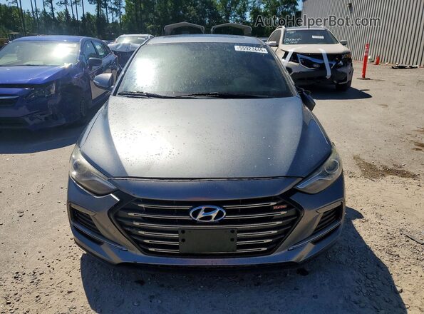 KMHD04LB3HU330219 2017 HYUNDAI ELANTRA Gray Vista frontal