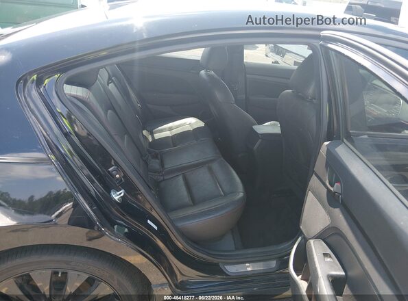 KMHD04LB3JU557349 2018 HYUNDAI ELANTRA Black VIN կոդի պիտակի տեսք