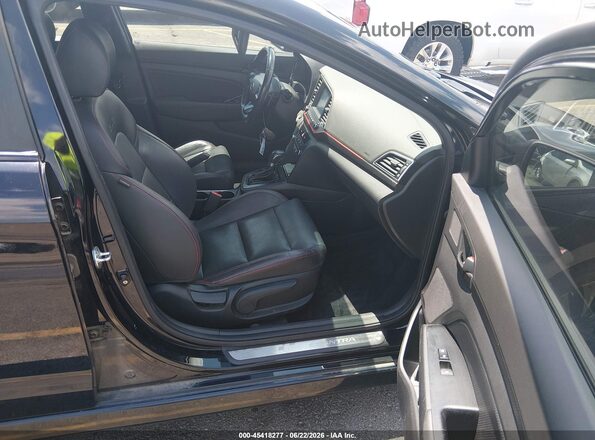 KMHD04LB3JU557349 2018 HYUNDAI ELANTRA Black Սալոնի դիմացի տեսք