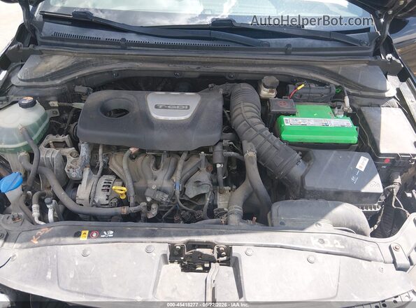 KMHD04LB3JU557349 2018 HYUNDAI ELANTRA Black Հետևի տեսք