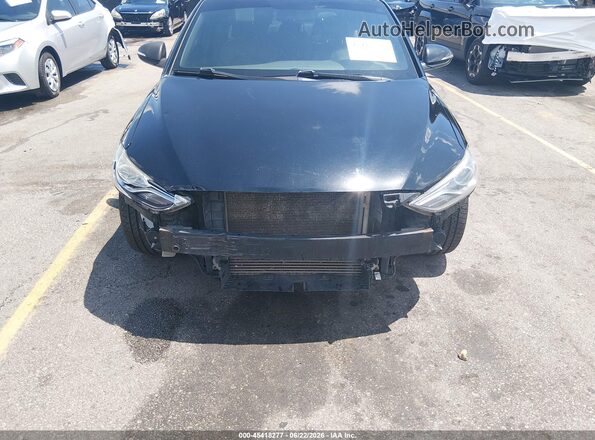 KMHD04LB3JU557349 2018 HYUNDAI ELANTRA Black Դիմացի տեսք