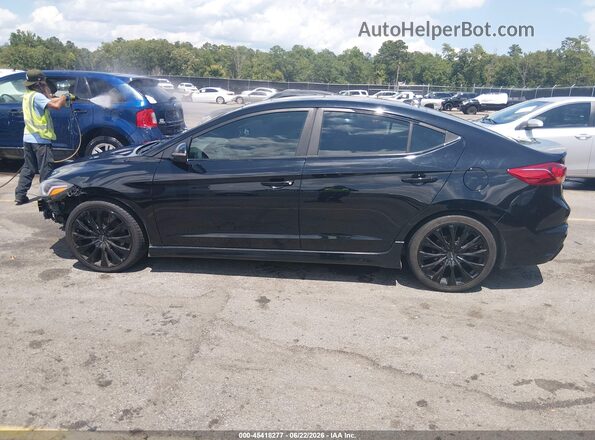 KMHD04LB3JU557349 2018 HYUNDAI ELANTRA Black 