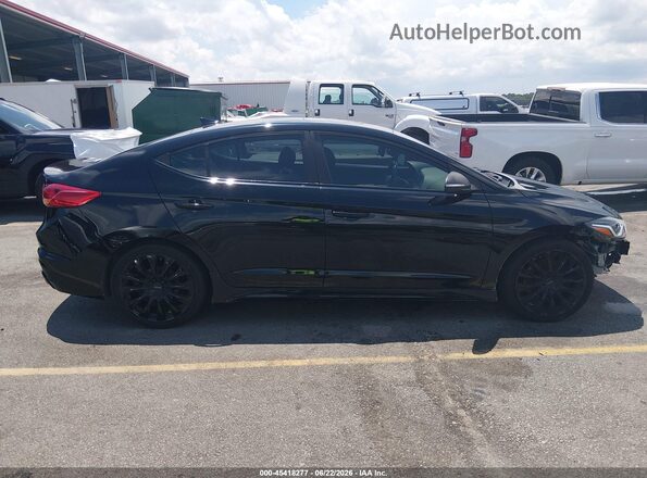 KMHD04LB3JU557349 2018 HYUNDAI ELANTRA Black Սալոնի 360 աստիճան տեսք