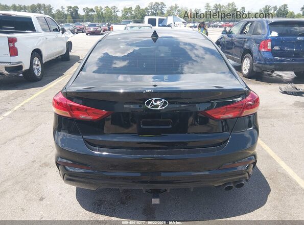 KMHD04LB3JU557349 2018 HYUNDAI ELANTRA Black 