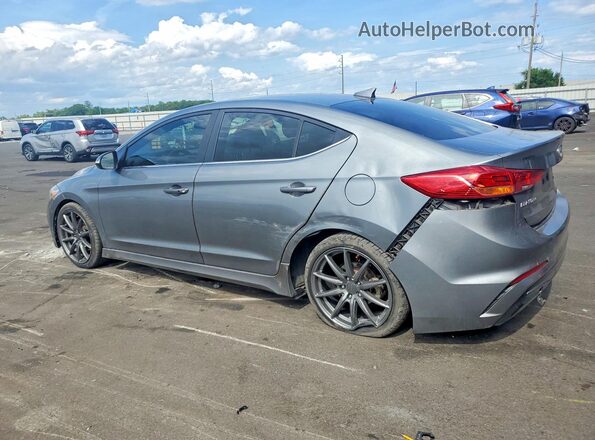 KMHD04LB3JU720517 2018 HYUNDAI ELANTRA Gray 