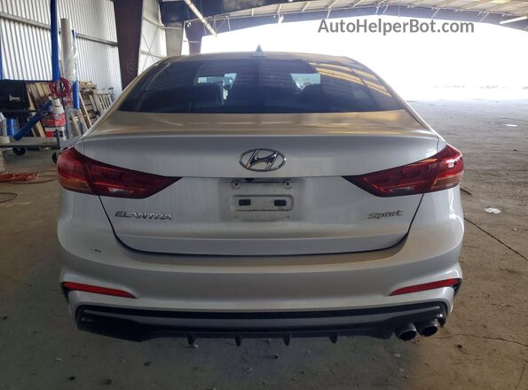 KMHD04LB4JU519905 2018 HYUNDAI ELANTRA Silver 