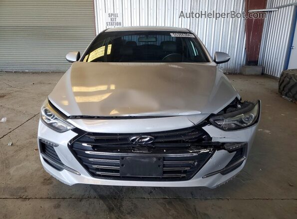 KMHD04LB4JU519905 2018 HYUNDAI ELANTRA Silver 