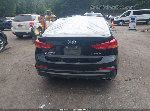 KMHD04LB4JU721840 2018 HYUNDAI ELANTRA Black 