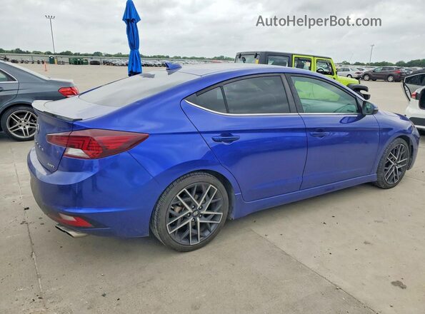 KMHD04LB4LU934466 2020 HYUNDAI ELANTRA Blue 