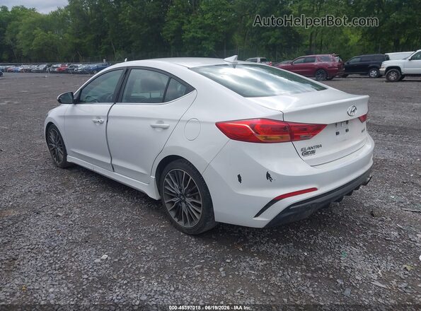 KMHD04LB5HU355591 2017 HYUNDAI ELANTRA White Հետևի ձախ