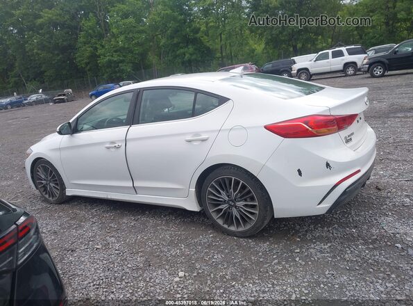 KMHD04LB5HU355591 2017 HYUNDAI ELANTRA White Սալոնի 360 աստիճան տեսք