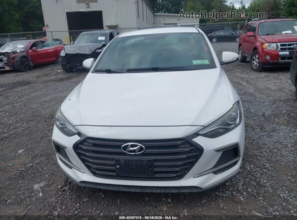 KMHD04LB5HU355591 2017 HYUNDAI ELANTRA White Սարքավորումների վահանակի տեսք