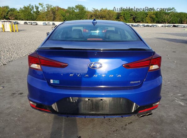 KMHD04LB5LU993610 2020 HYUNDAI ELANTRA Blue 