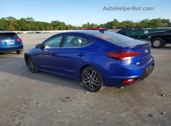 KMHD04LB5LU993610 2020 HYUNDAI ELANTRA Blue 