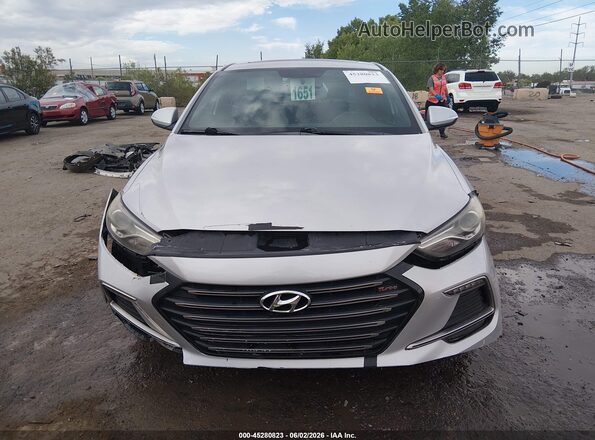 KMHD04LB6JU485286 2018 HYUNDAI ELANTRA Silver Vista interior trasera