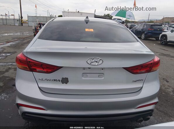 KMHD04LB6JU485286 2018 HYUNDAI ELANTRA Silver 