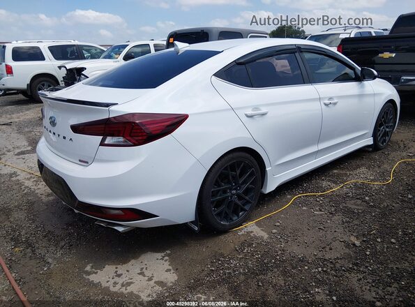 KMHD04LB6LU957912 2020 HYUNDAI ELANTRA White Rear right
