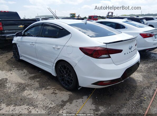 KMHD04LB6LU957912 2020 HYUNDAI ELANTRA White Rear left